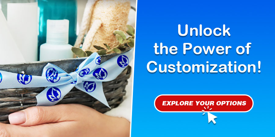 Explore your customization options for personalized ribbons and more.