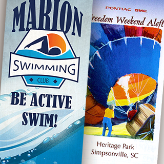 Full color printing on
ribbons.