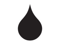 water-drop Icon selected.