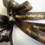 holiday ribbon for wishing a happy father's day