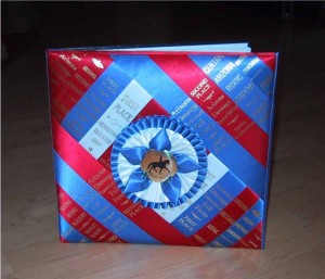 She Moved To Texas website scrapbook embellishment award rosette ribbon