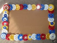 rosette award ribbon custom frame