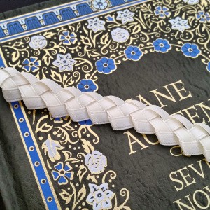 braided ribbon bookmarks