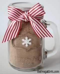 The Frugal Girls Gifts in a Jar Hot-Cocoa-Mix The Frugal Girls Gifts in a Jar