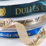 single faced satin ribbon rolls personalized ribbons