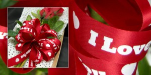 ribbon rolls are perfect for any valentine gift especially a flower bouquet