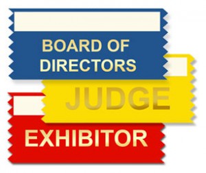 stock horizontal and vertical badge ribbons to market your brand