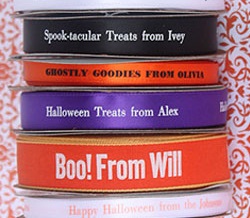 use halloween ribbons for decorations, your costume and so much more