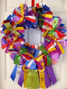 personalized custom rosette award ribbons for pets events