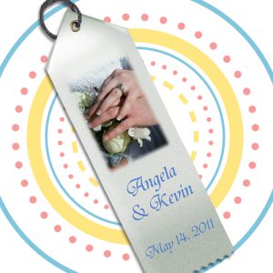 Custom Full Color Ribbon are perfect for announcements and other important decorations at weddings