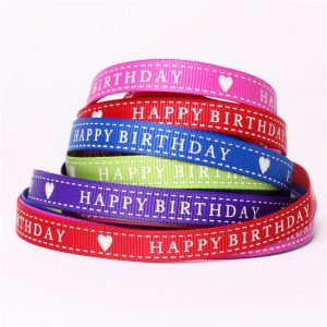 2.5 Happy Birthday Script Ribbon: Primary Colors RGC802827