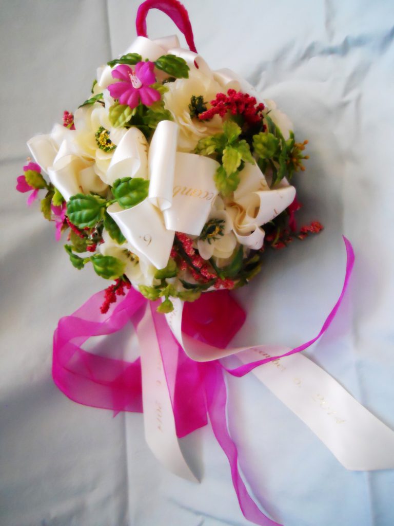 Finishing Touches Wedding Kissing Balls Ribbon Impressions