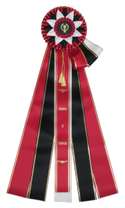 Guernsey Rosette Ribbons are perfect for an extravagent reward for a job well done