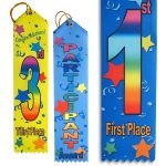 badge ribbons make great prize and reward ribbons for any event or conference