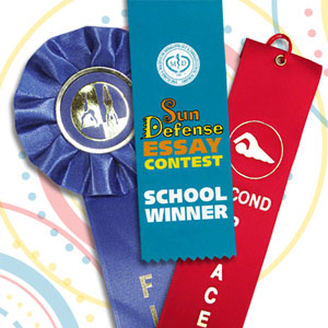 Custom ribbons for kids and education uses.