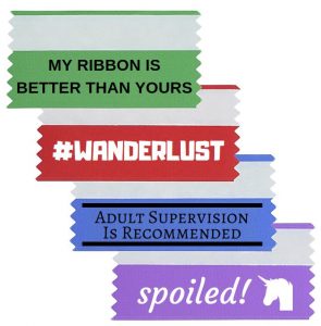 fun ribbon titles for any convention or conference