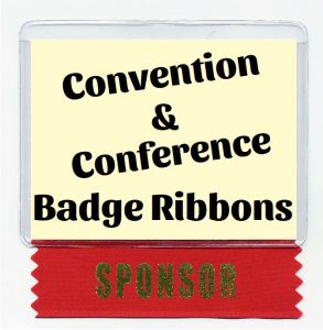use a badge ribbon with your badge holder at your next convention or conference