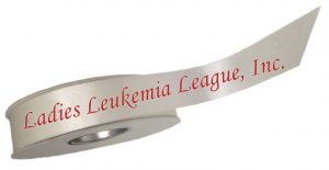 dyna satin ribbon donation for Ladies Leukemia League, Inc.