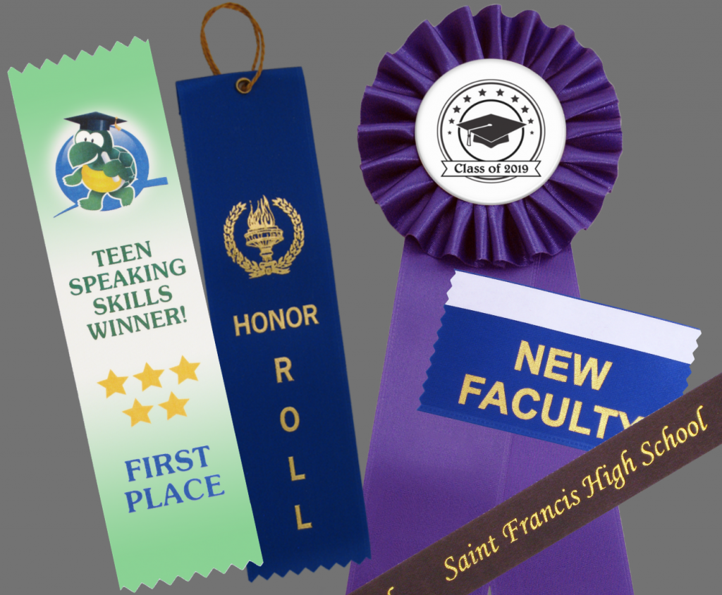 use any of our personalized ribbons for your back to school needs