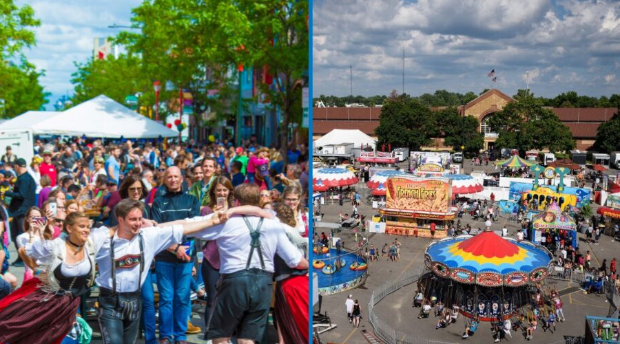 a festival and a fair both have something in common: best of show award ribbons