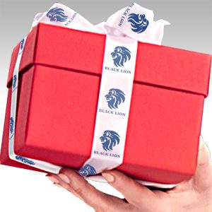 Single face satin ribbons with continuous printing are perfect for product wrapping, gift giving and New Year's resolutions.