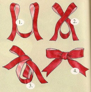 How to tie a classic gift bow