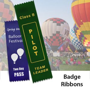 Custom badge ribbons are great for all summer conferences and other events.