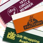 horizontal custom graphic badge ribbons - ribbon products