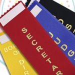 vertical stock title badge ribbons