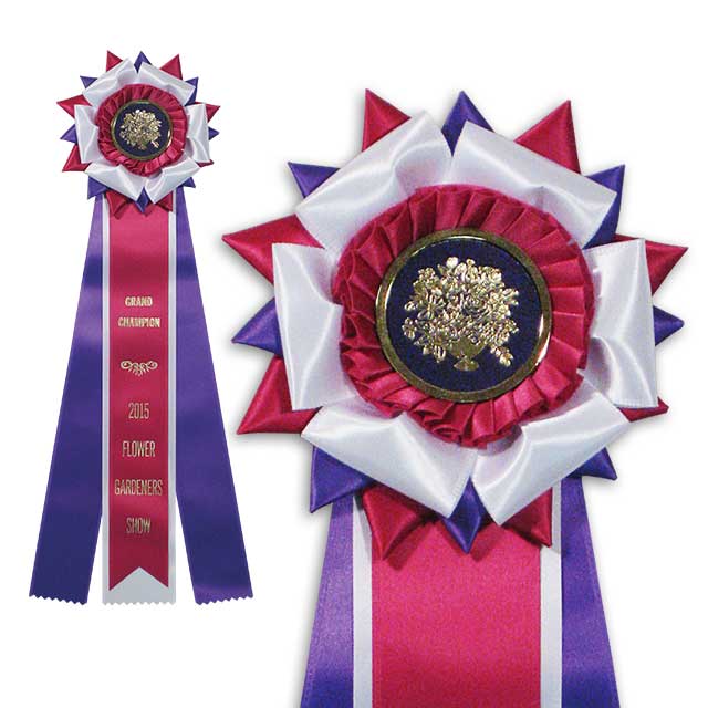 Custom Insert Rosette Graduation Ribbons